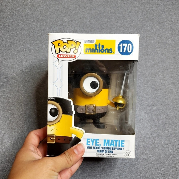 Funko Pop Minions Eye, Matie #170 Figure - Picture 1 of 3